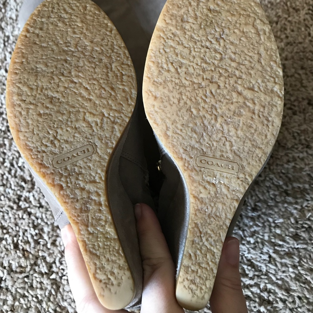 Coach Dorthy Suede Wedge Boot - Picture 3 of 6